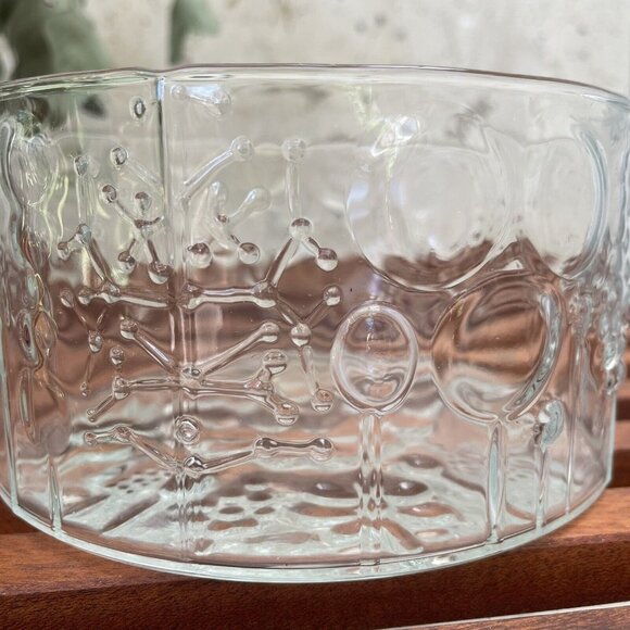 Vintage Oiva Toikka Finland Art Glass Bowl Nuutajärvi 7.5” MCM - Picture 7 of 7